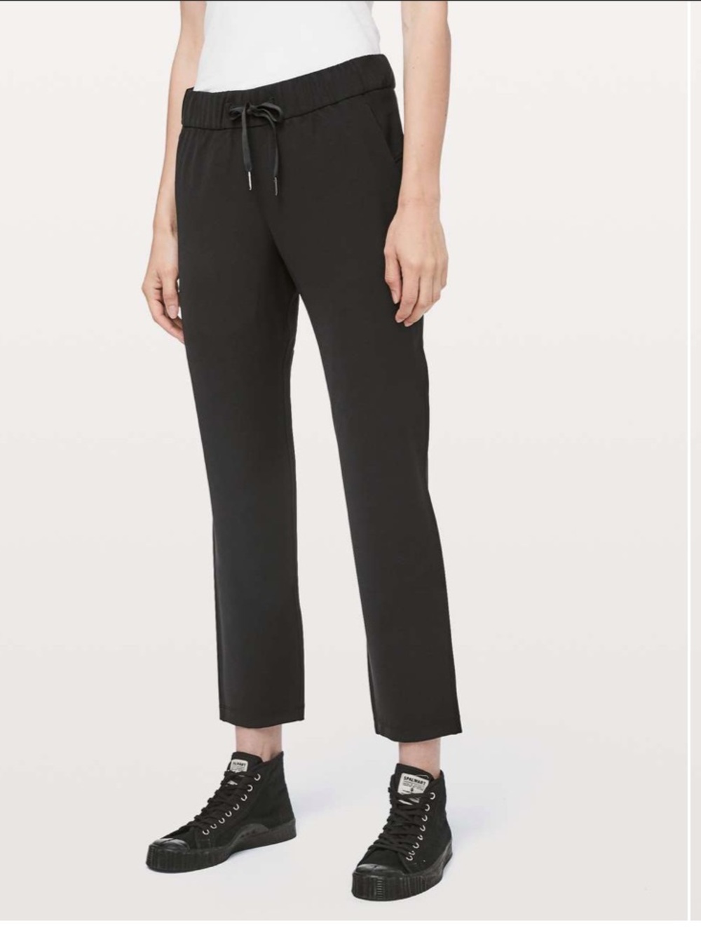 Lululemon On The Fly Pant *Woven 27" Black Sz 10